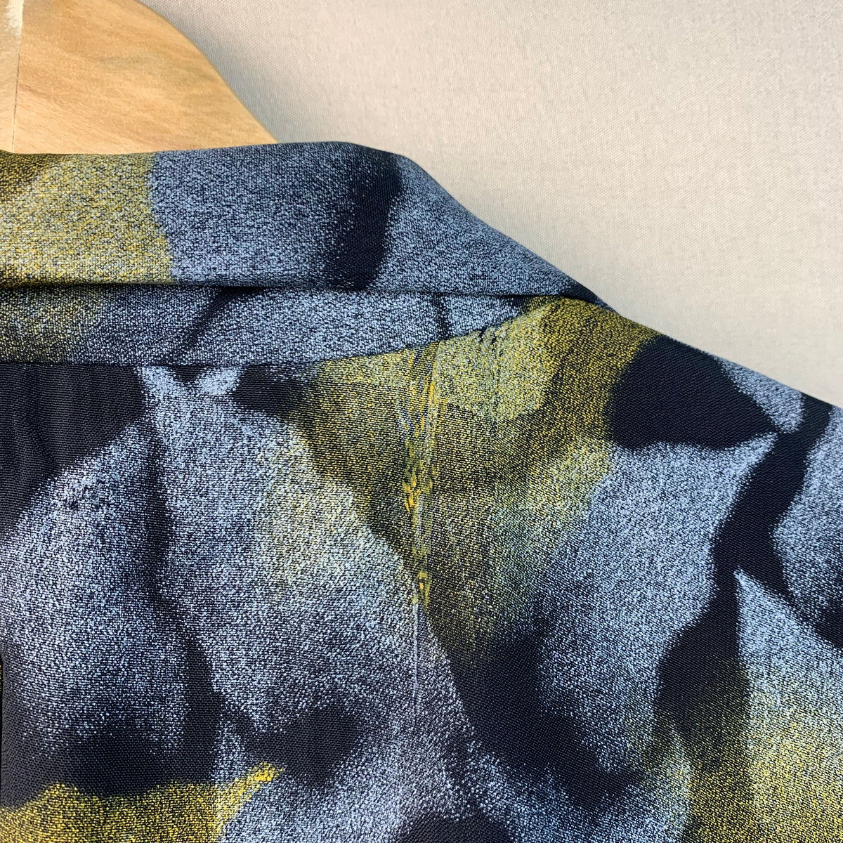 Haori Vintage Plute in Grey and Yellow