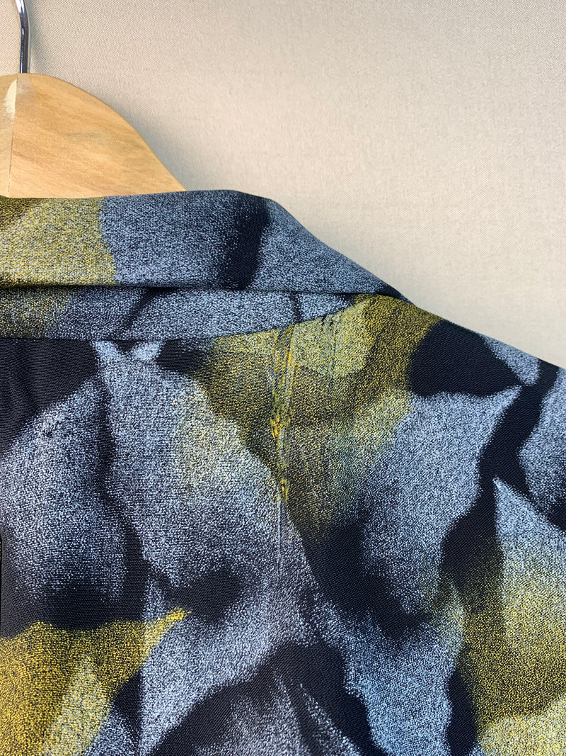 Haori Vintage Plute in Grey and Yellow