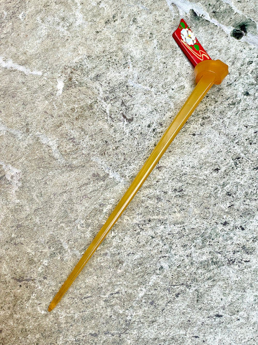 Hair Accessory Kanzashi Knot Yellow