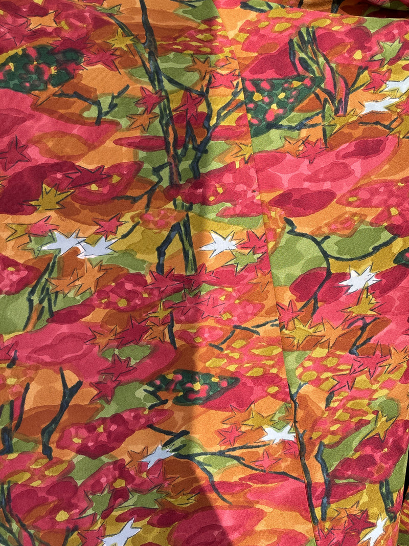 Haori Painted Red Autumn Momiji