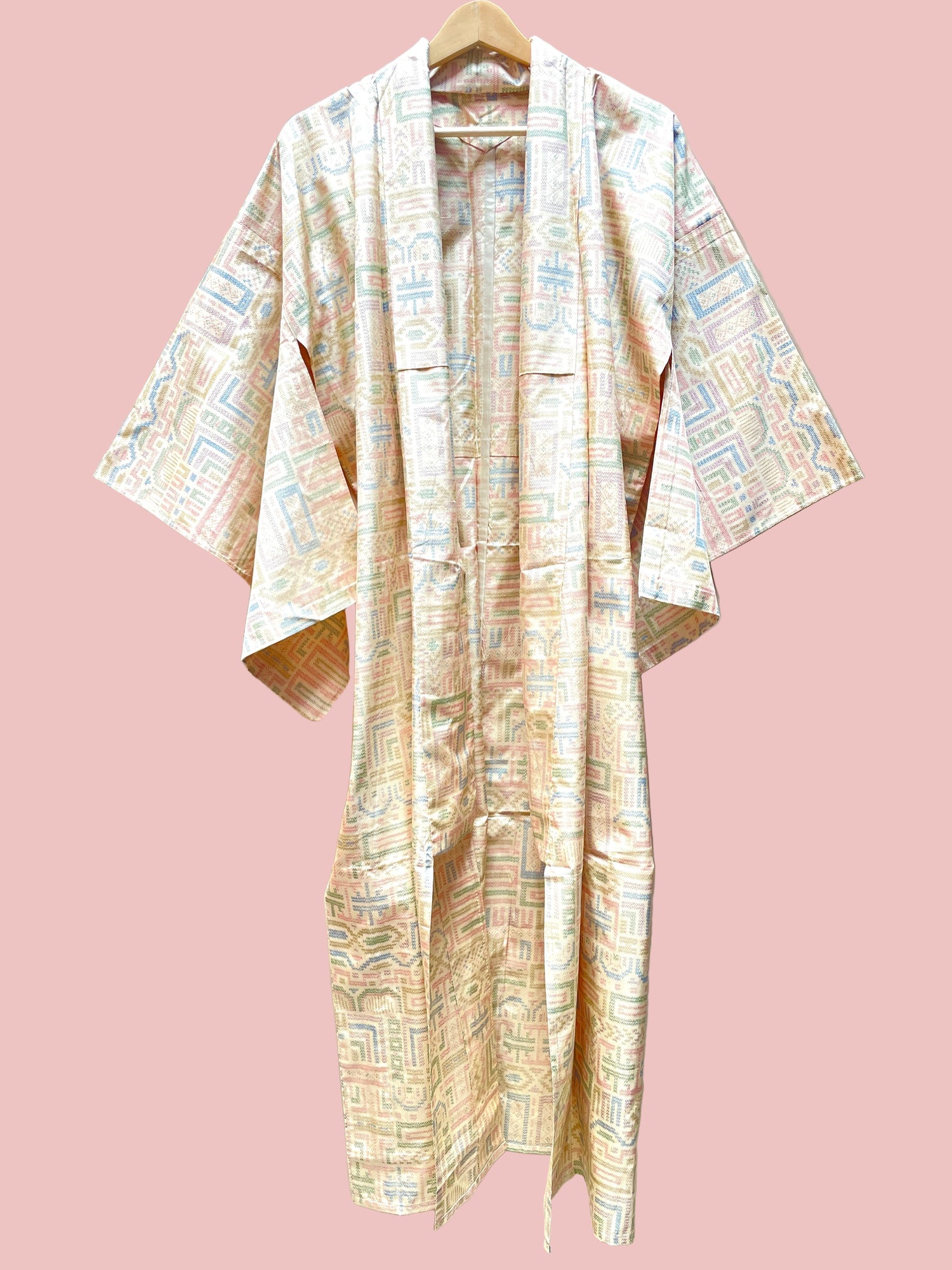 Kimono Single Layer Woven Tsumugi Cool Shapes