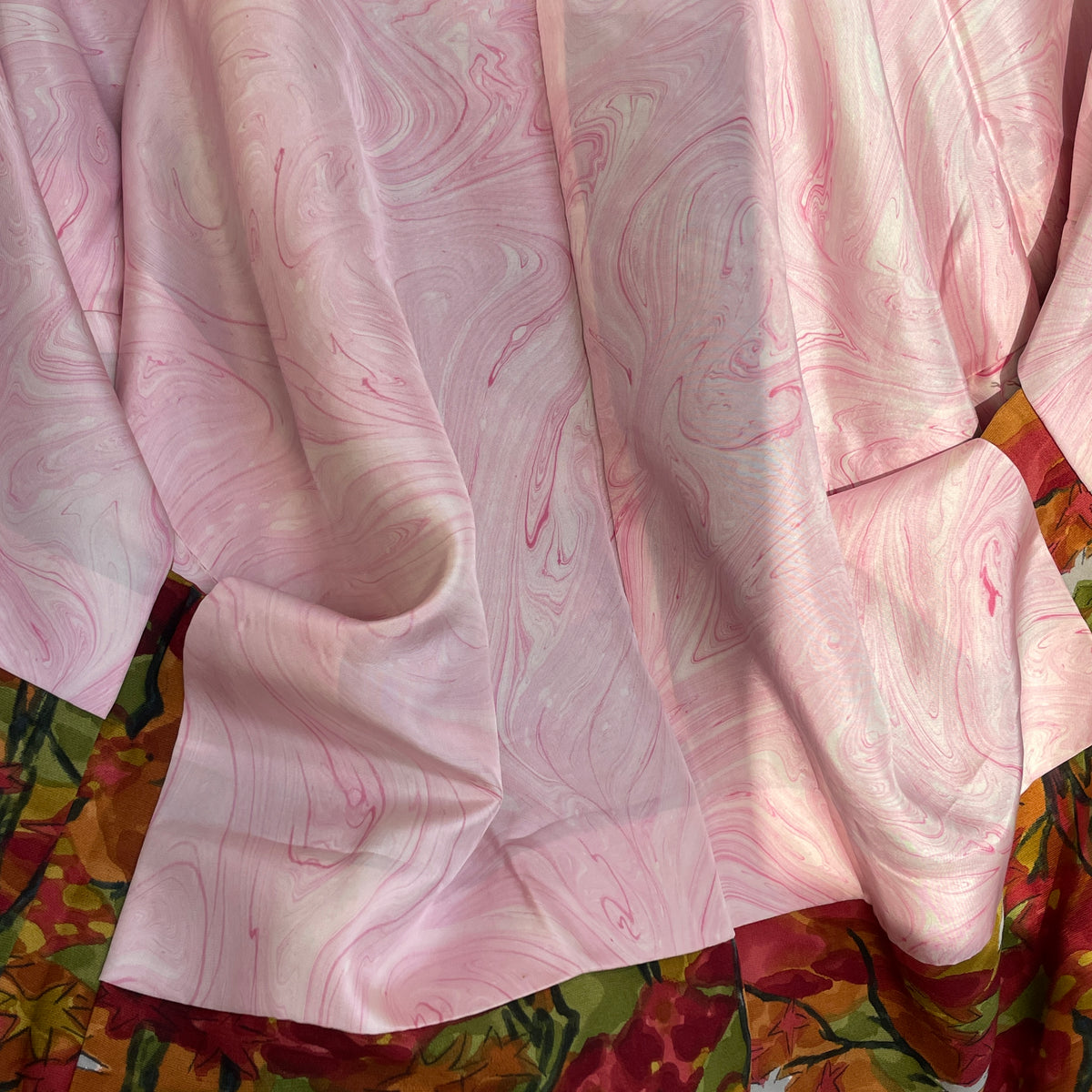 Haori Painted Red Autumn Momiji