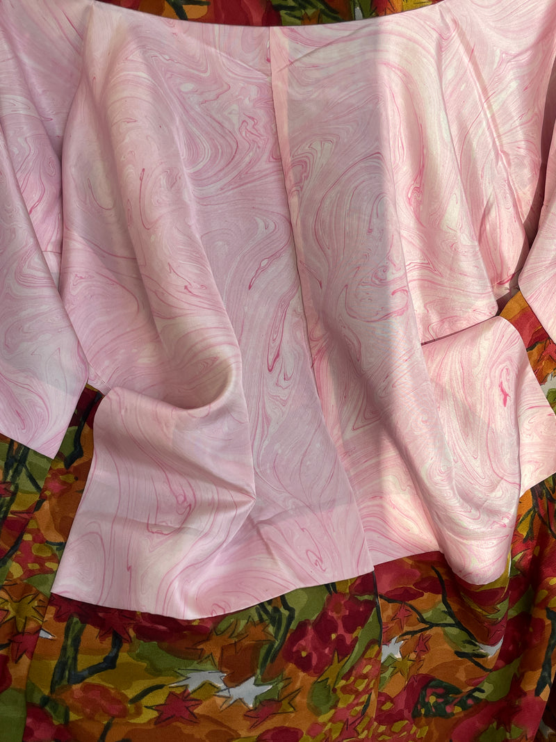 Haori Painted Red Autumn Momiji