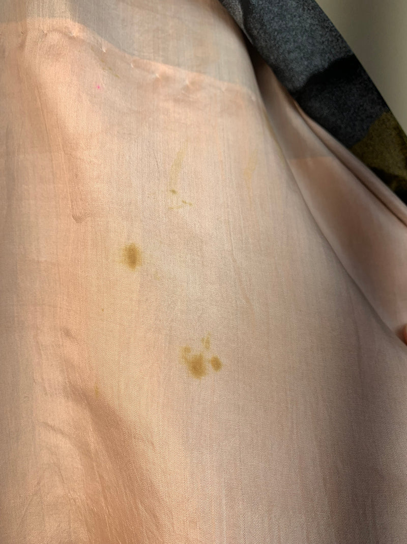 Haori Vintage Plute in Grey and Yellow