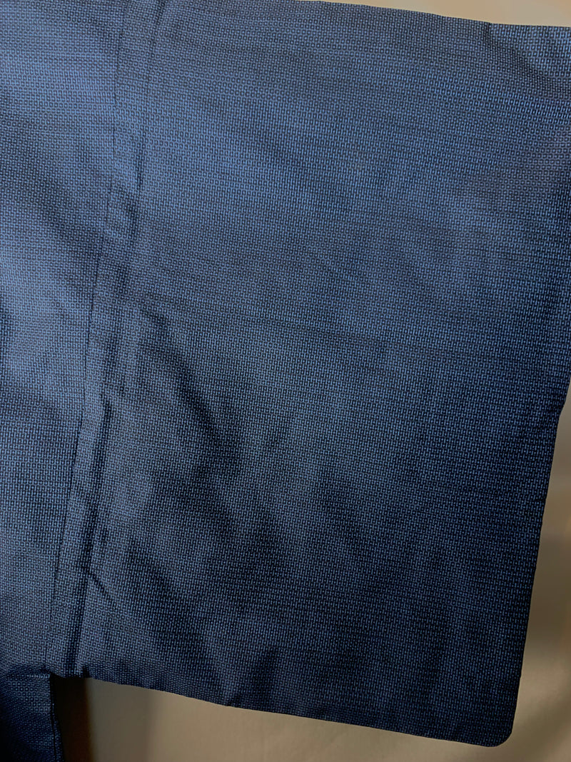 Haori Mens Oshima Tsumugi Silk with Art