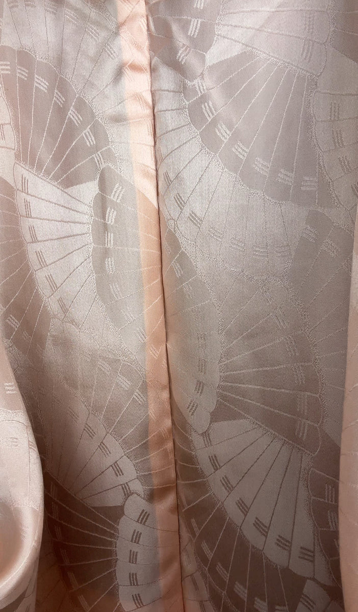 Haori Deep Red with Branches and Embroidered Silk