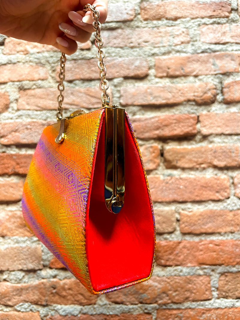 Kimono Handbag Muticolored Pattern
