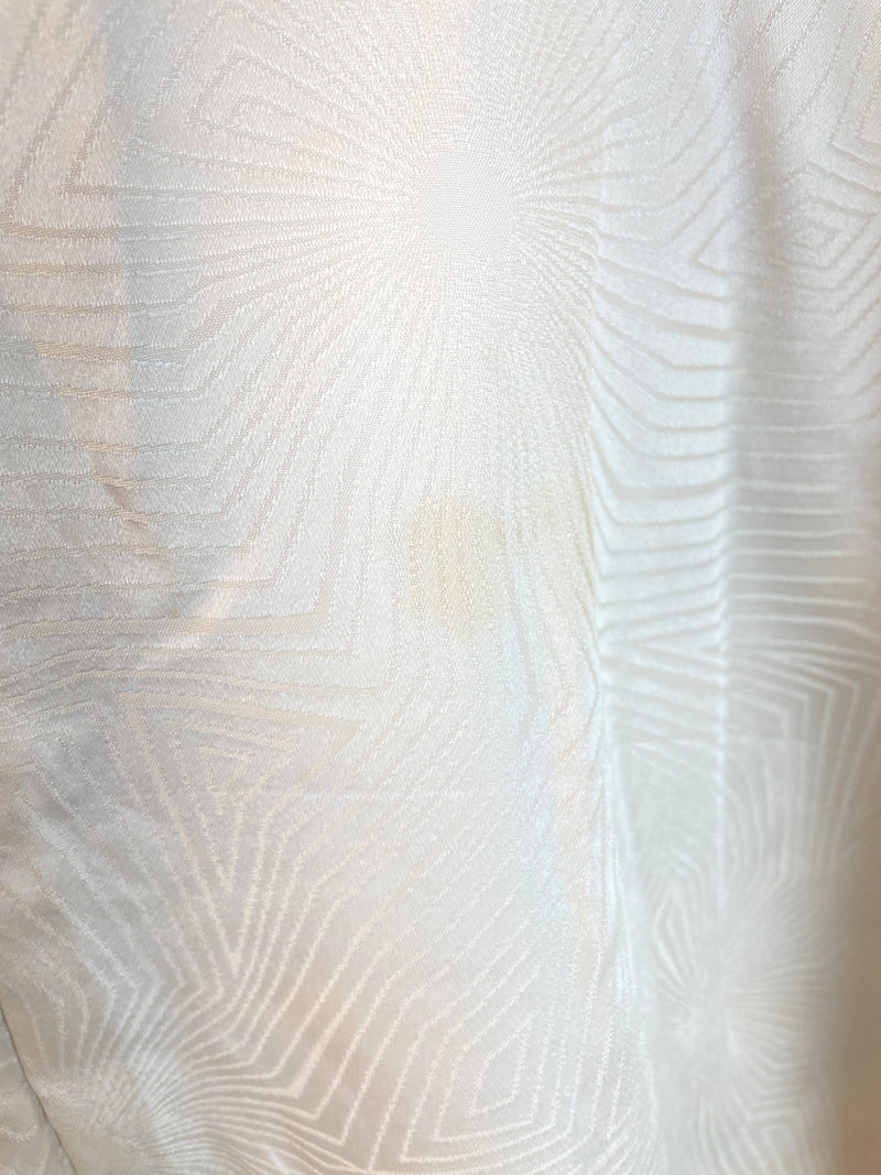 Haori Wine Checkered Watercolor