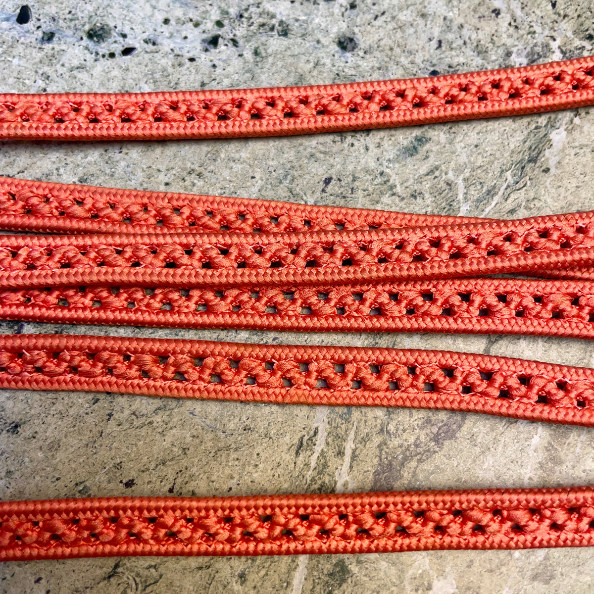 Obijime Belt Flat Braided in Mauve Pink Silk