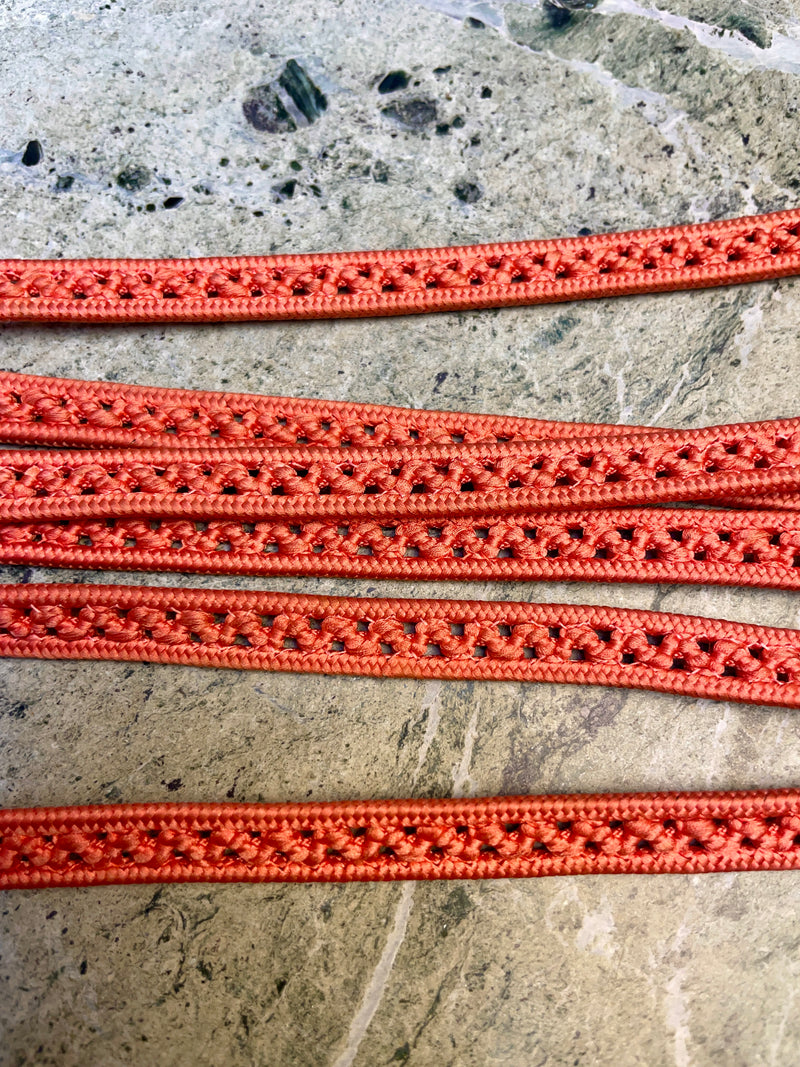 Obijime Belt Flat Braided in Mauve Pink Silk