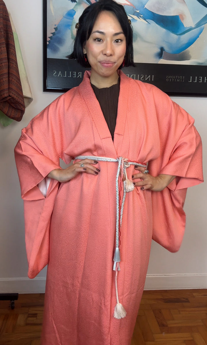 Kimono Bubblegum Pink in Silk (Super soft!!)