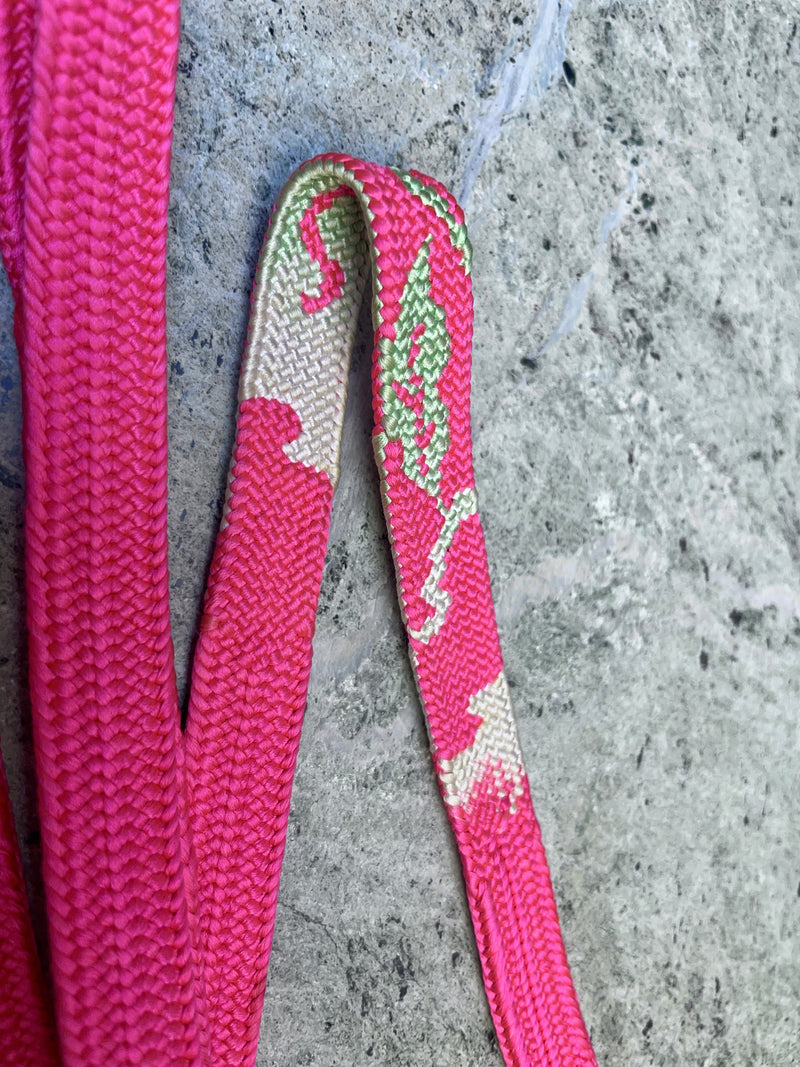 Obijime Belt Flat Hot Pink in Silk