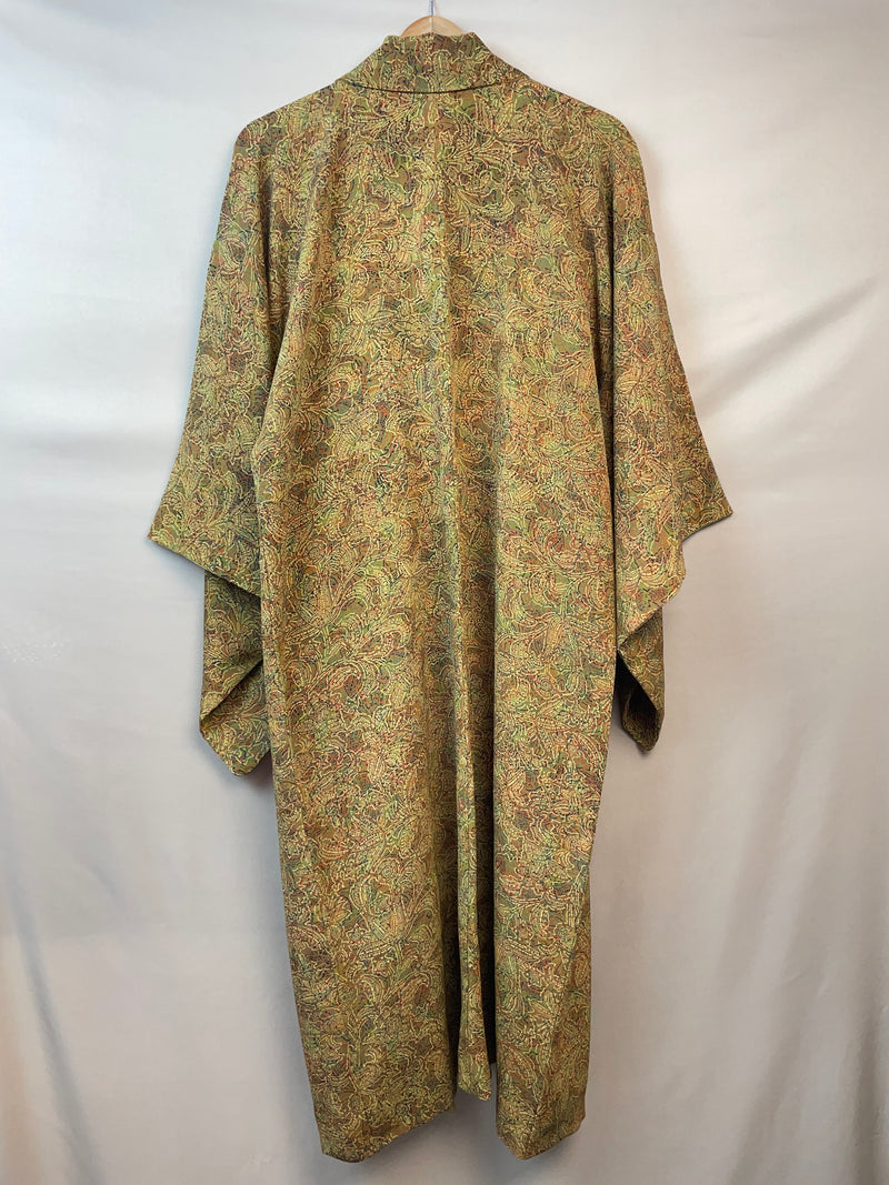 Kimono Moss Green Patterns