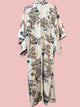 Kimono Cream with Japanese Garden Cherryblossom Painting