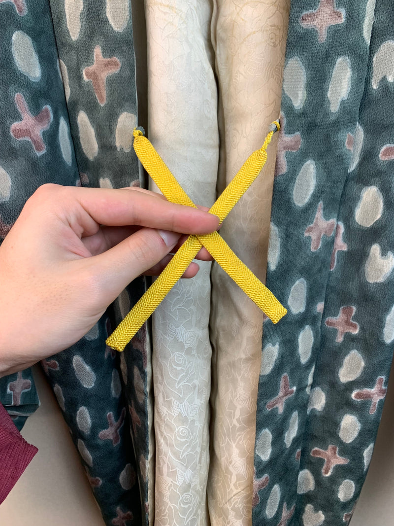 Haori Shikigami Petrol in SIlk