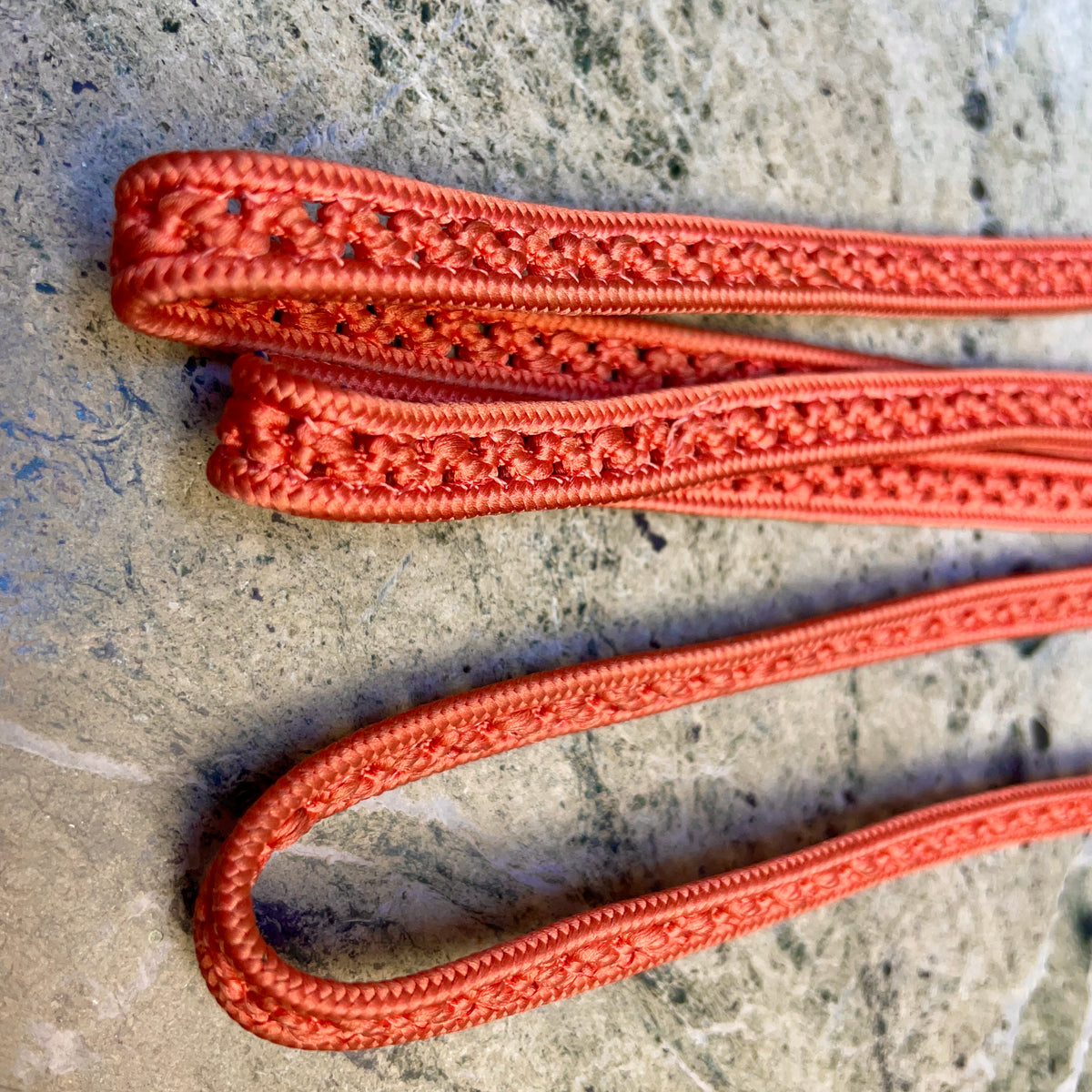 Obijime Belt Flat Braided in Mauve Pink Silk