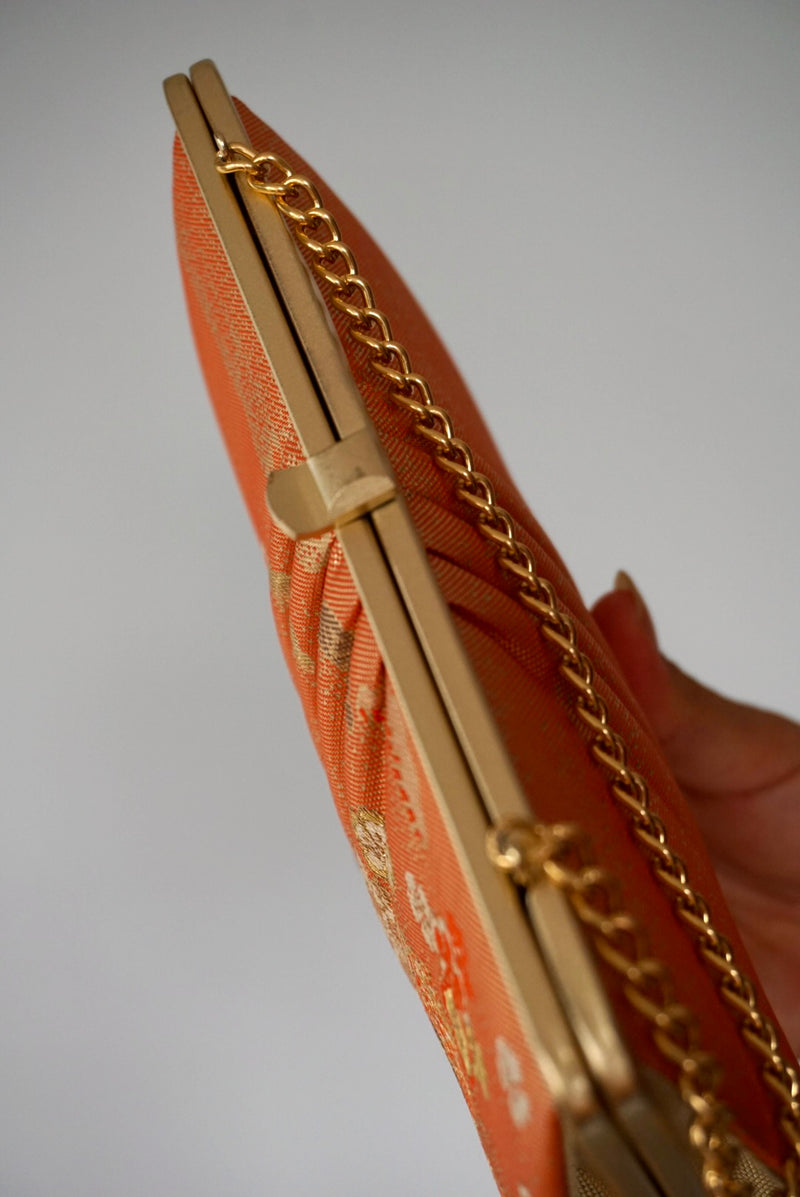 Handbag Japanese Carriage in Orange