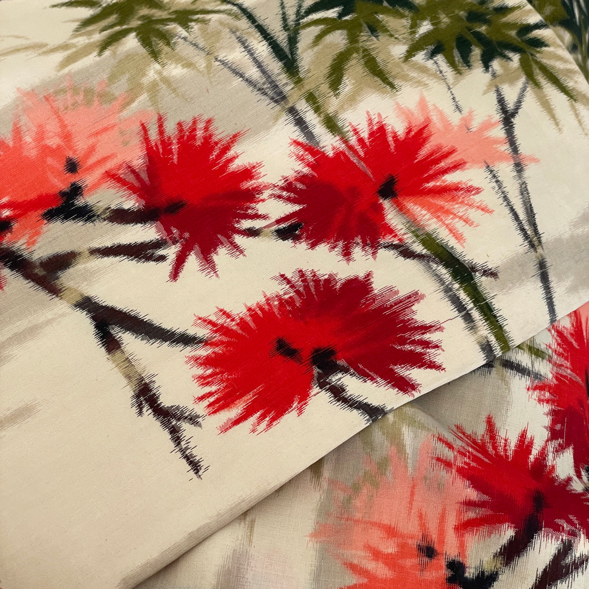 Haori Meisen Antique Japanese Garden in Silk