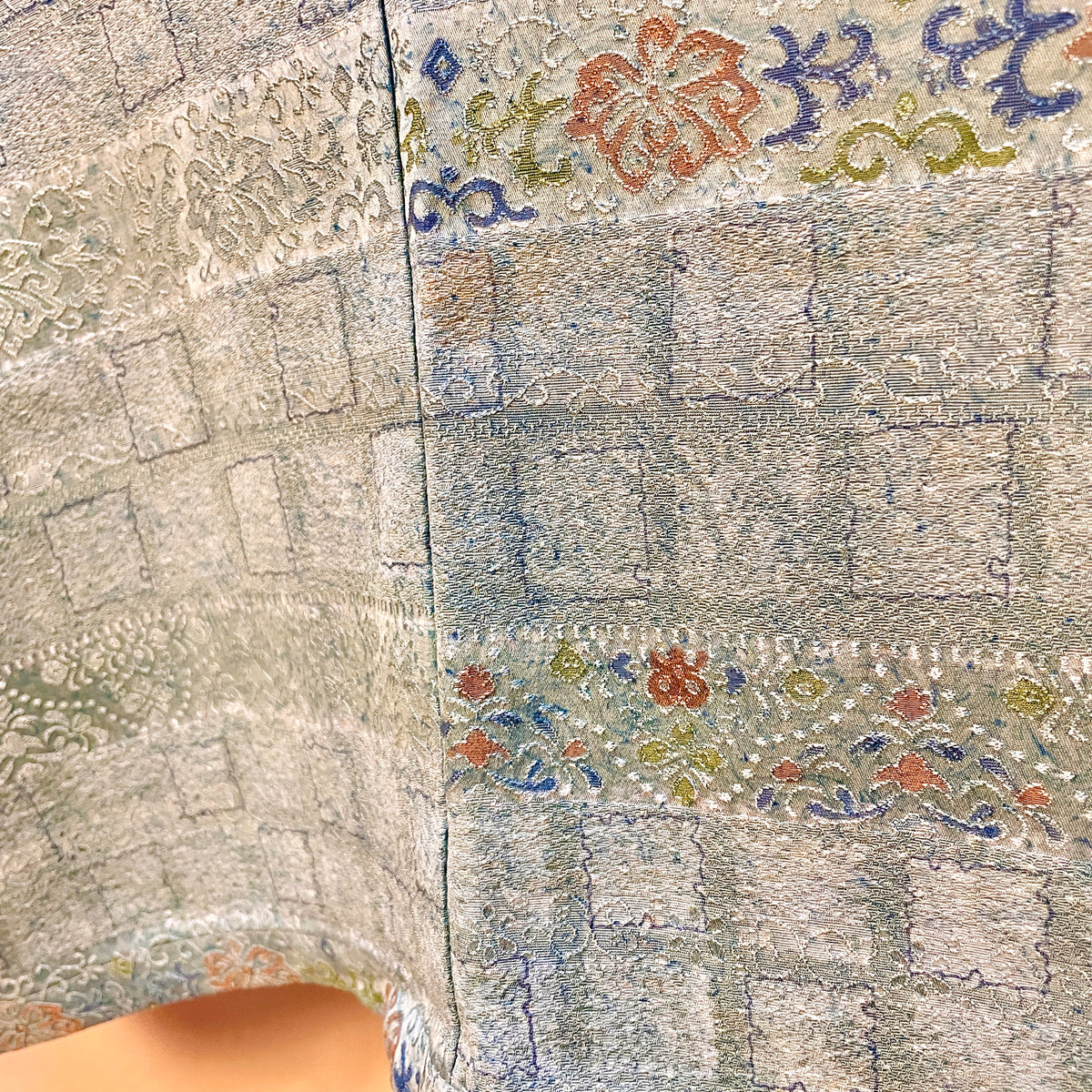 Kimono in Light Blue Silk