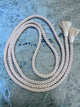 Obijime Belt Round White in Silk