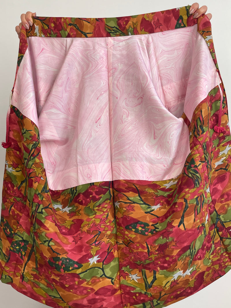 Haori Painted Red Autumn Momiji