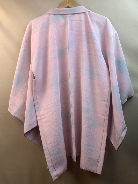 Haori Pale Pink with Stripes