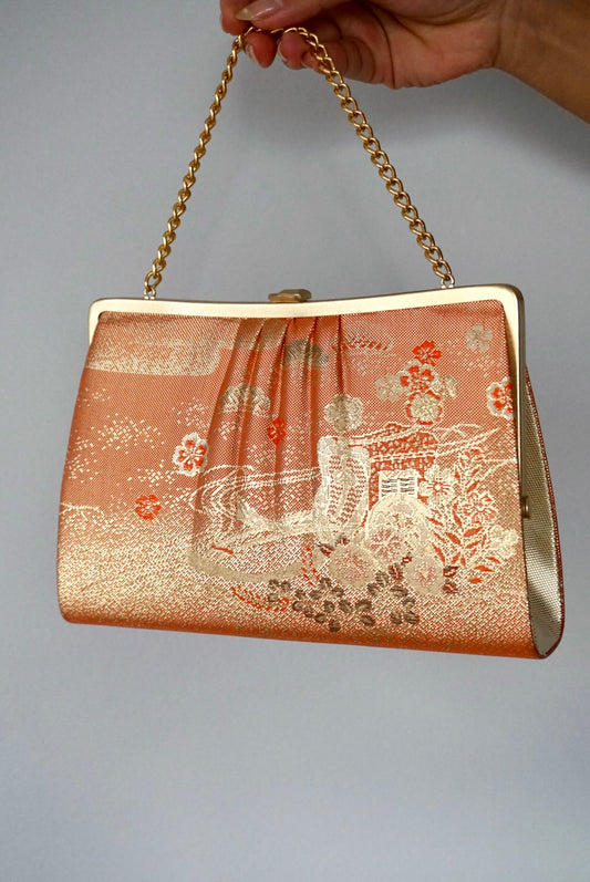 Handbag Japanese Carriage in Orange