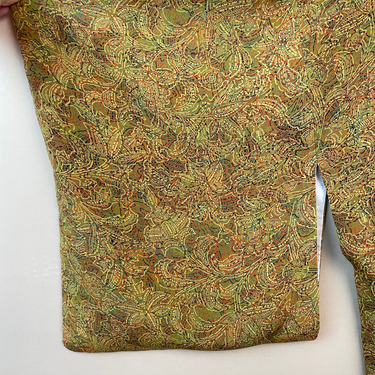 Kimono Moss Green Patterns