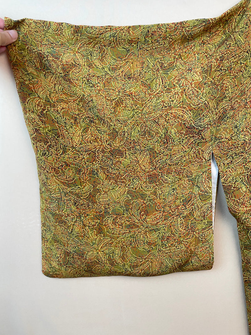 Kimono Moss Green Patterns