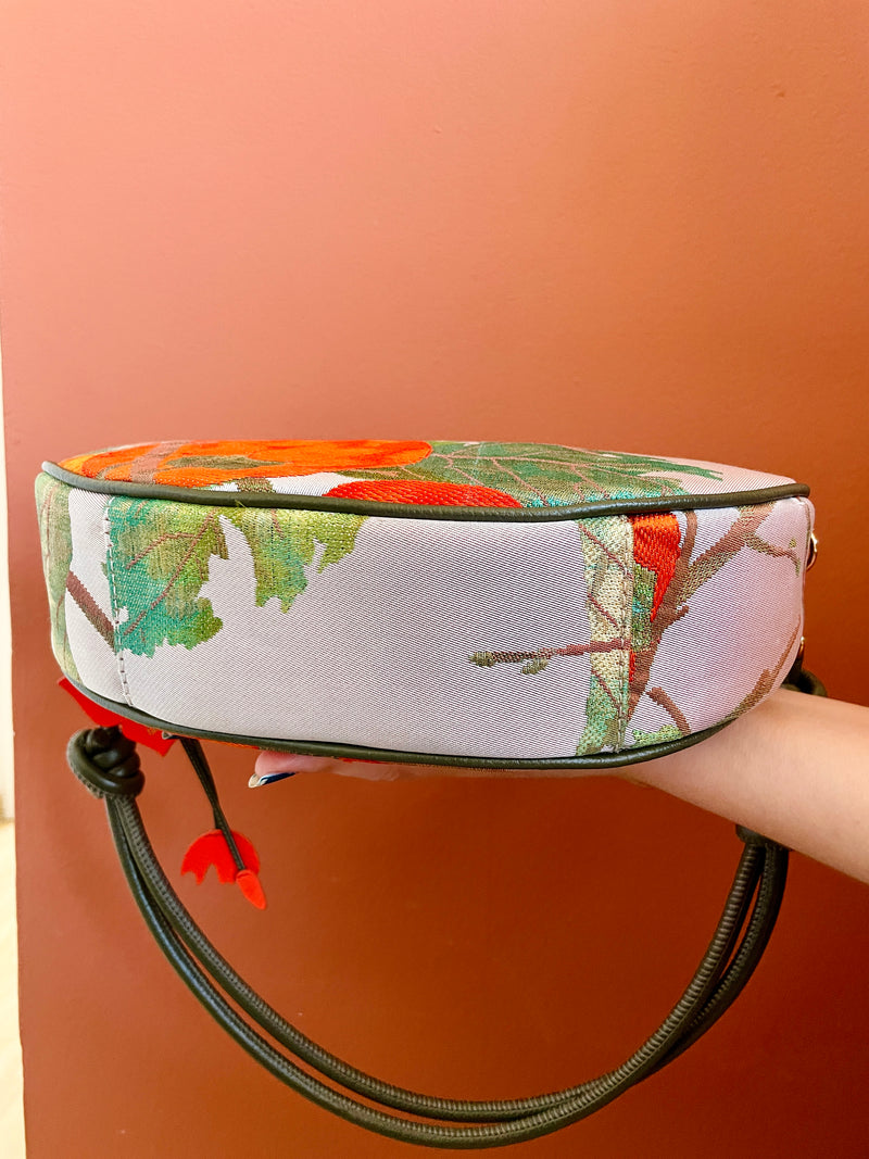 AIKO BAG Persimmon Caqui from Japanese Obi sash