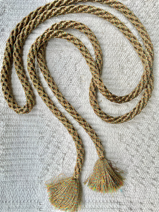 Obijime Belt Multicolor Moss in Silk