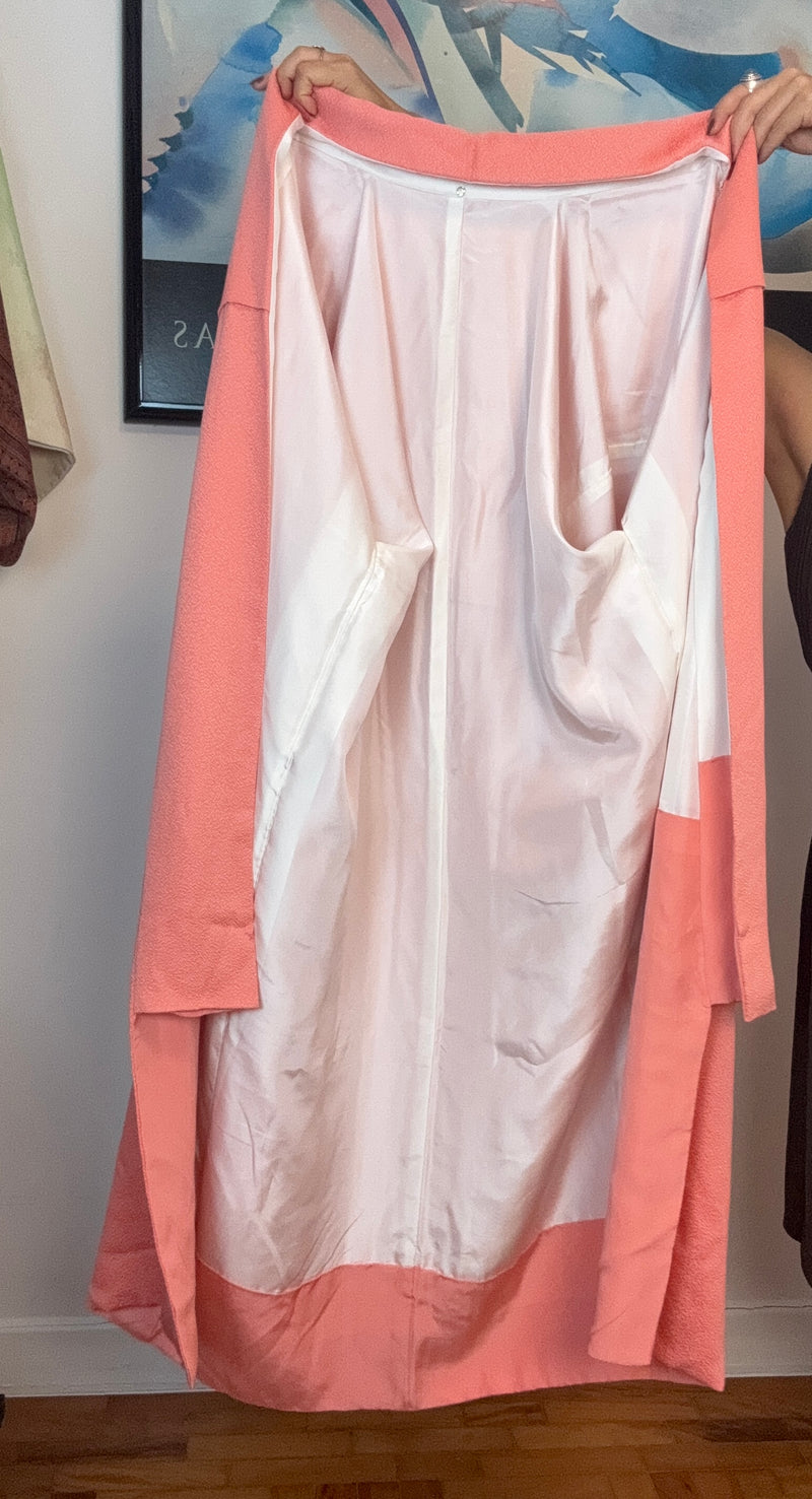 Kimono Bubblegum Pink in Silk (Super soft!!)
