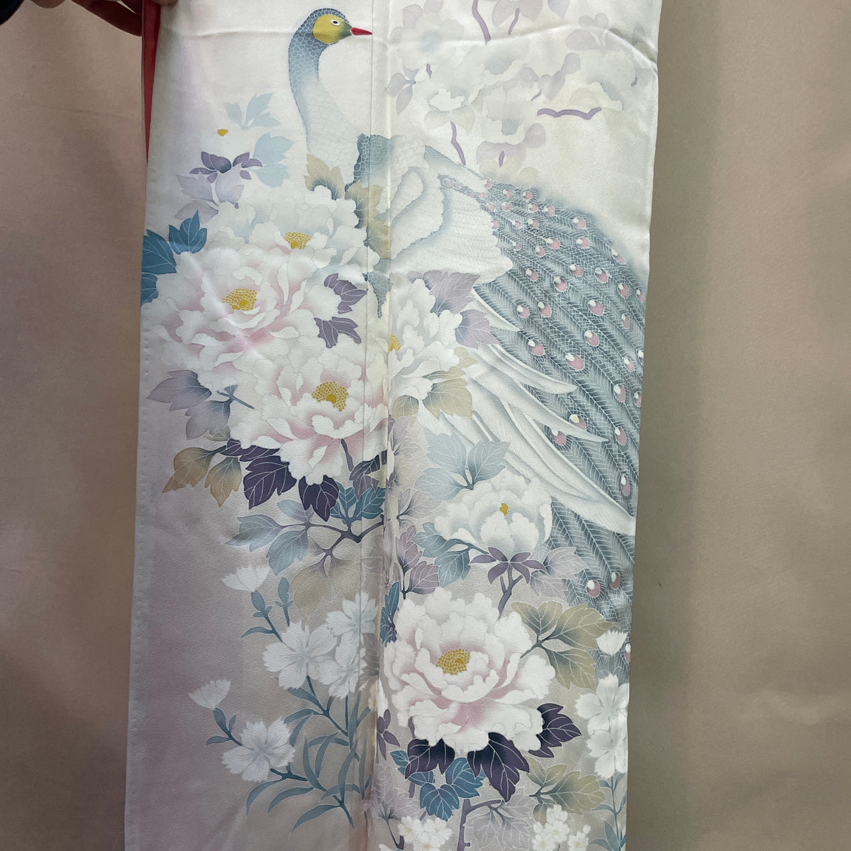 Kimono Cream with Flowers
