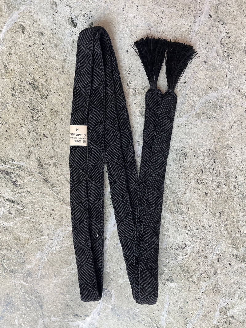 Obijime flat braided black