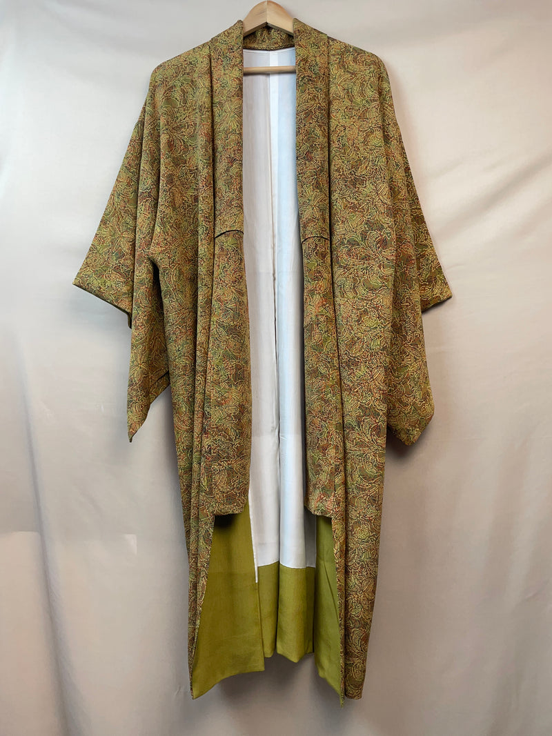 Kimono Moss Green Patterns