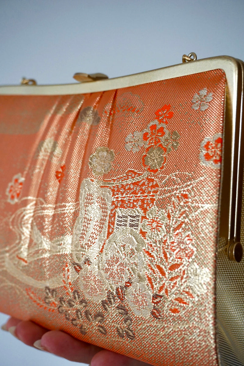 Handbag Japanese Carriage in Orange