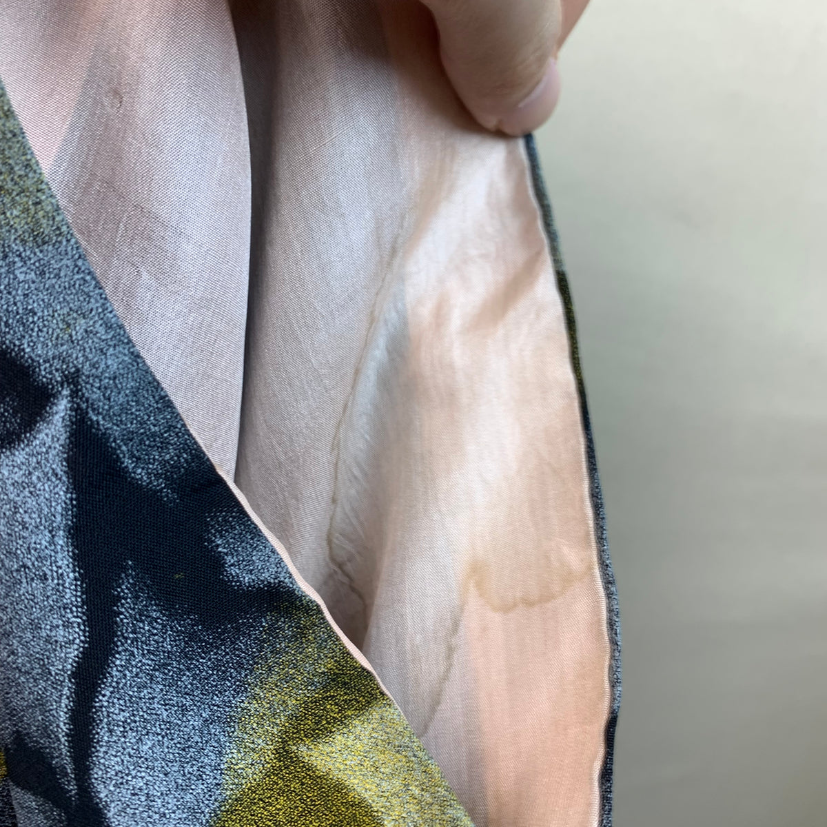 Haori Vintage Plute in Grey and Yellow