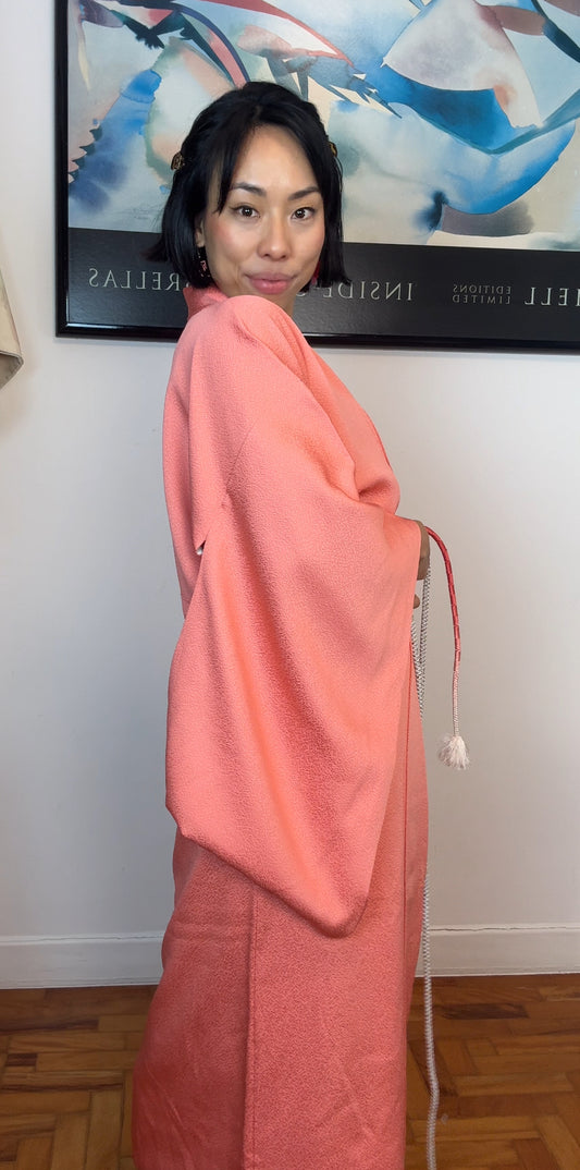 Kimono Bubblegum Pink in Silk (Super soft!!)