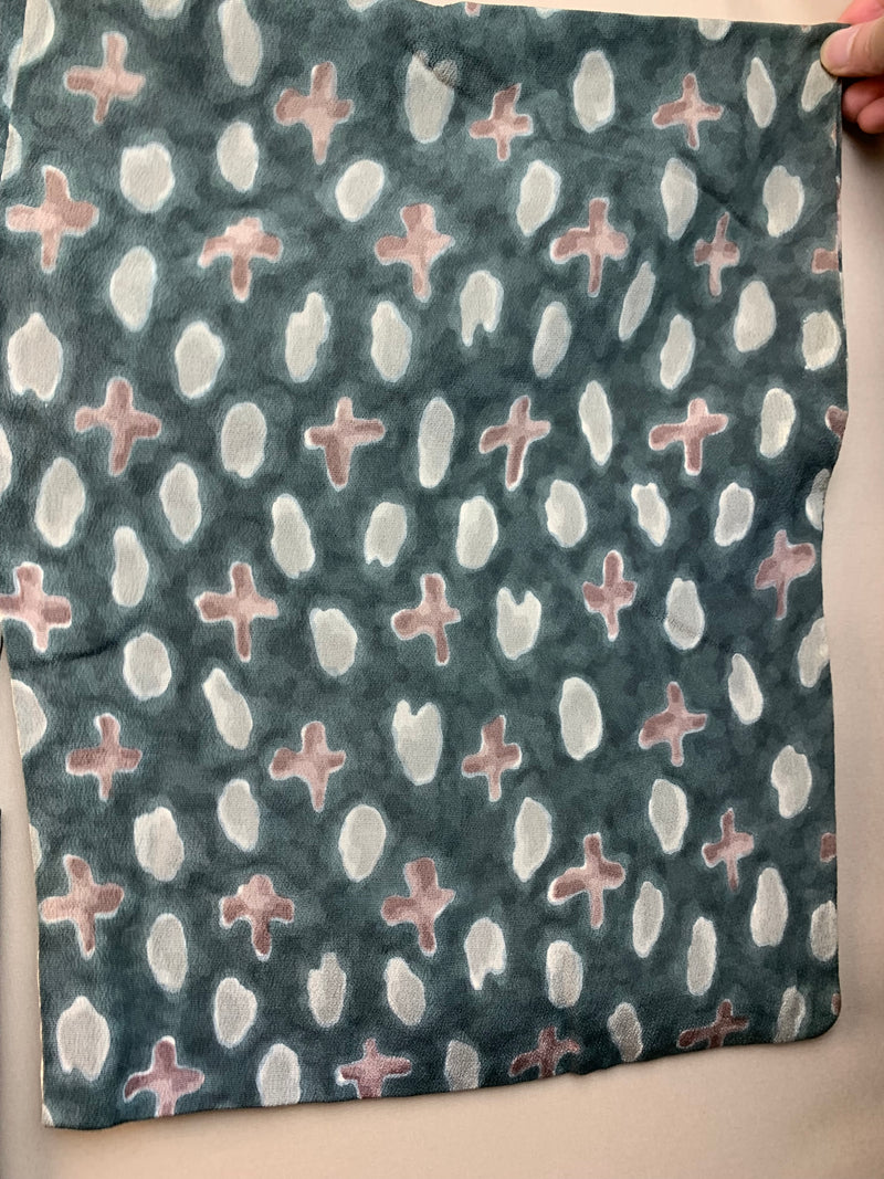 Haori Shikigami Petrol in SIlk