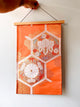 Obi Decoration Wall Art in Salmon Orange
