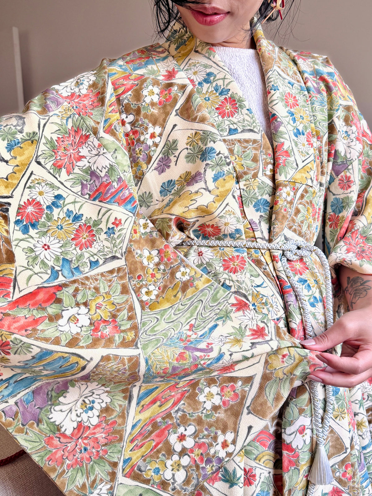 Kimono Primavera Drawings Japanese Flowers