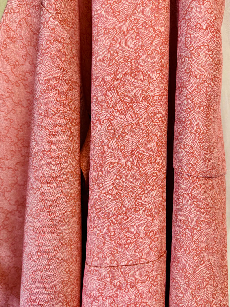 Kimono Pink Bubblegum in Silk with Belt