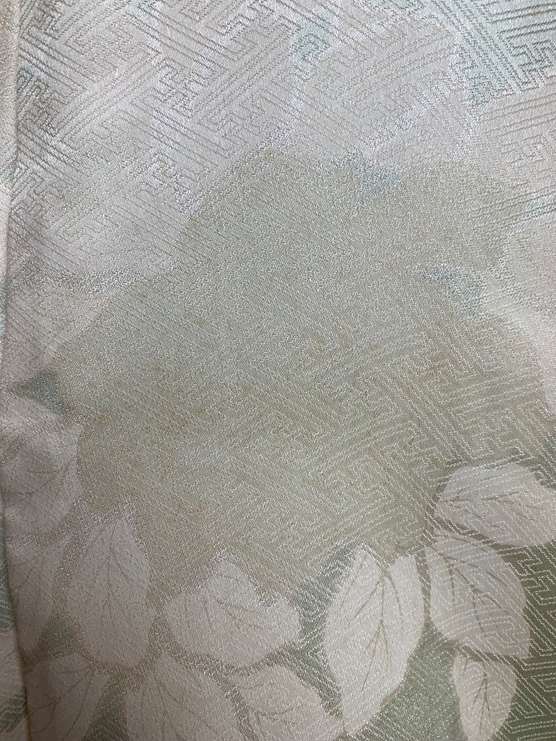 Haori Maccha with Textures in SIlk