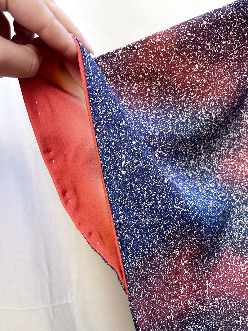 Kimono Dark Blue and Brown Universe