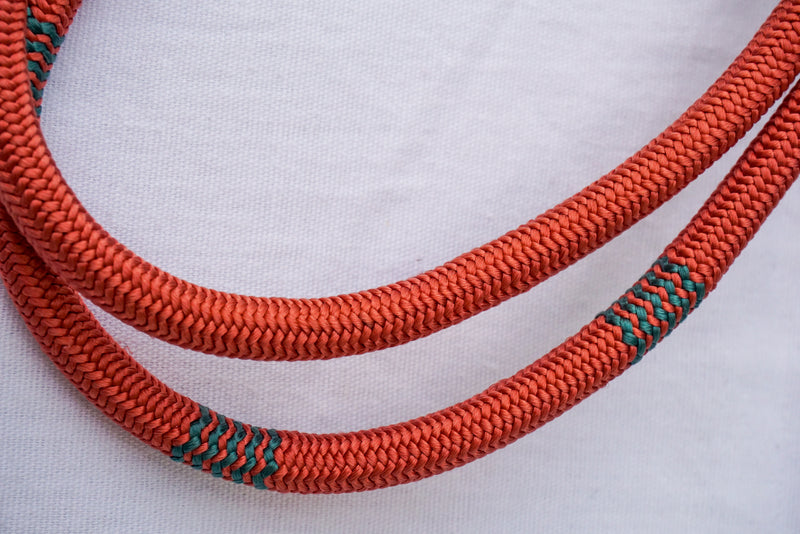 Obijime Round Coral with Petrol Blue