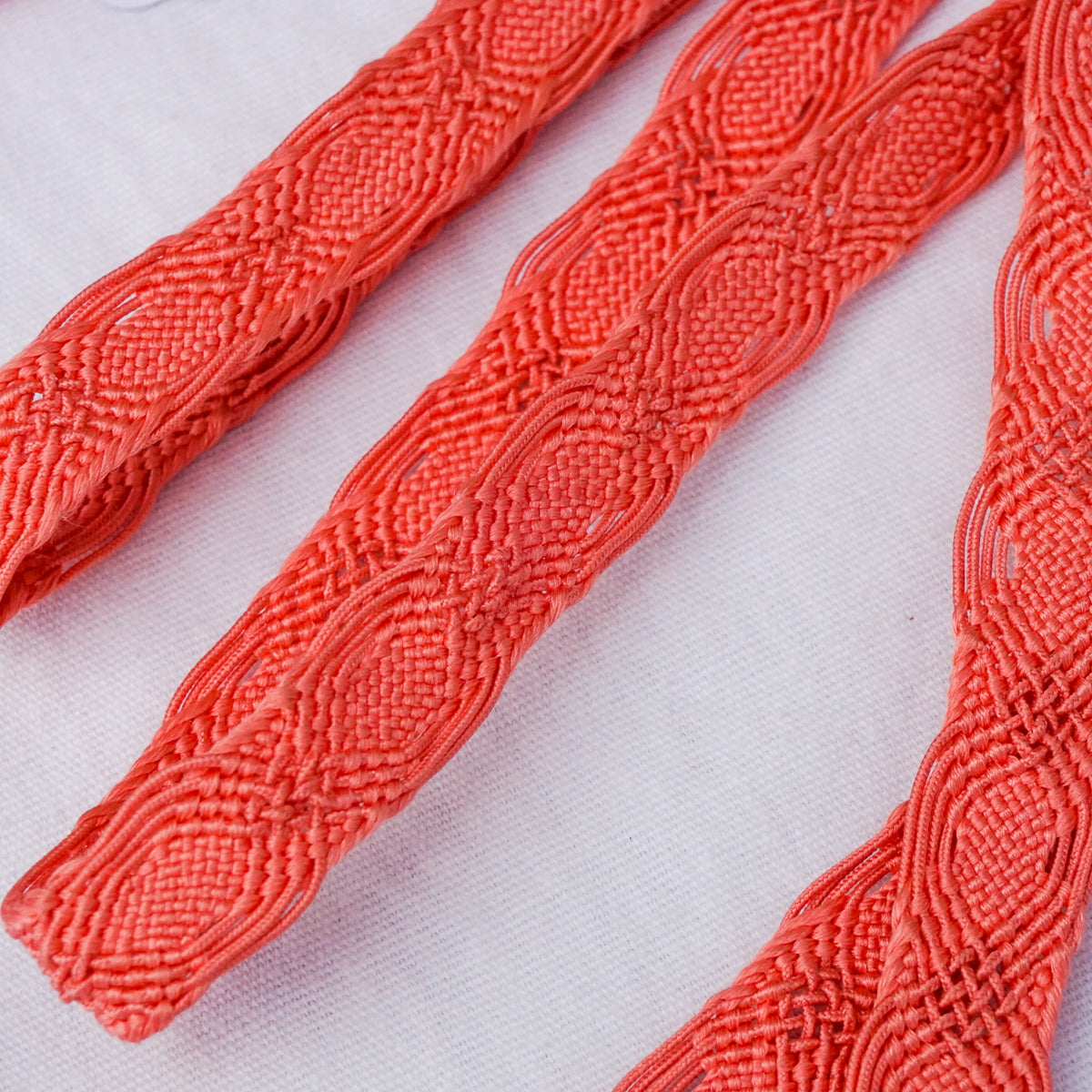 Obijime Flat Braid Blush Pink