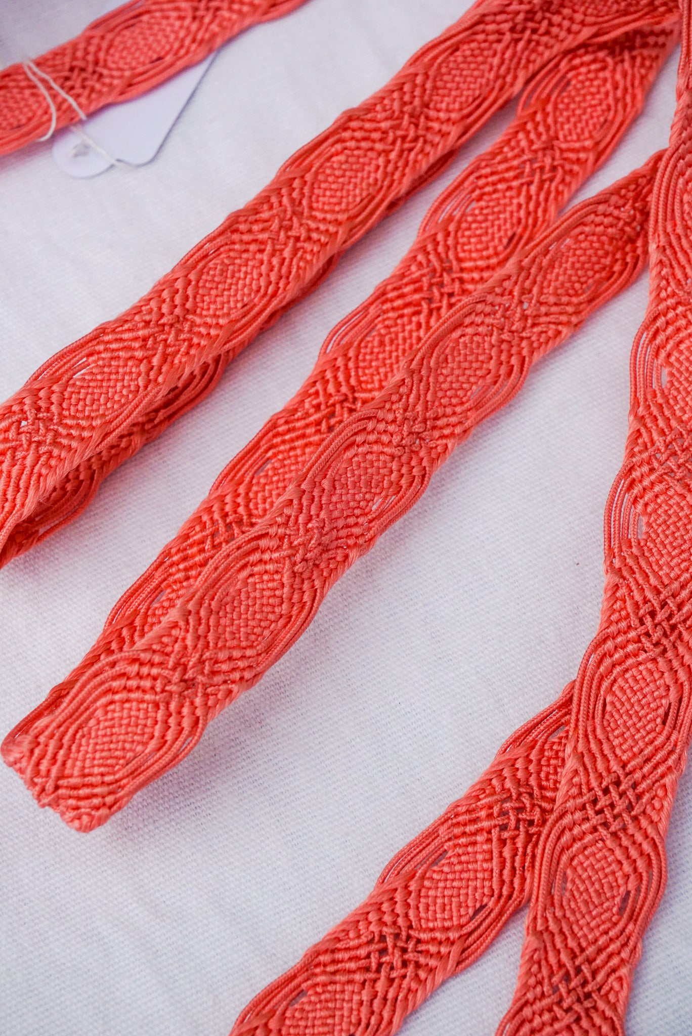 Obijime Flat Braid Blush Pink