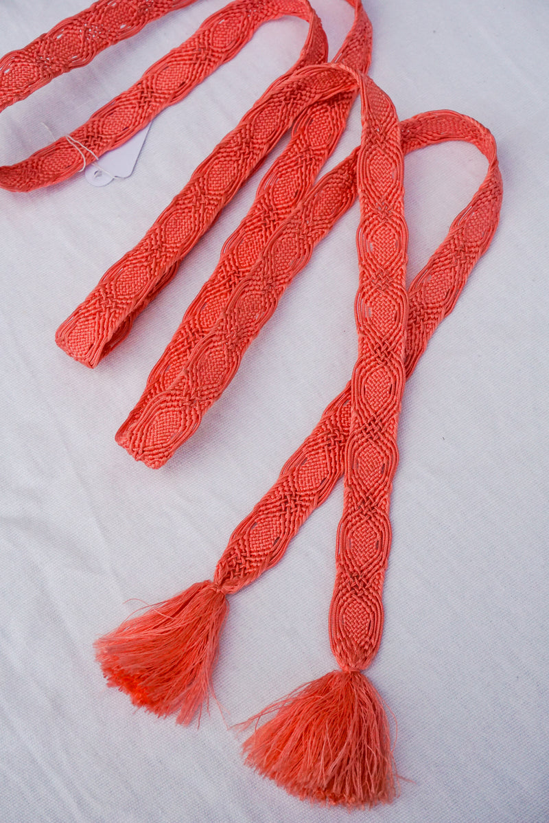 Obijime Flat Braid Blush Pink