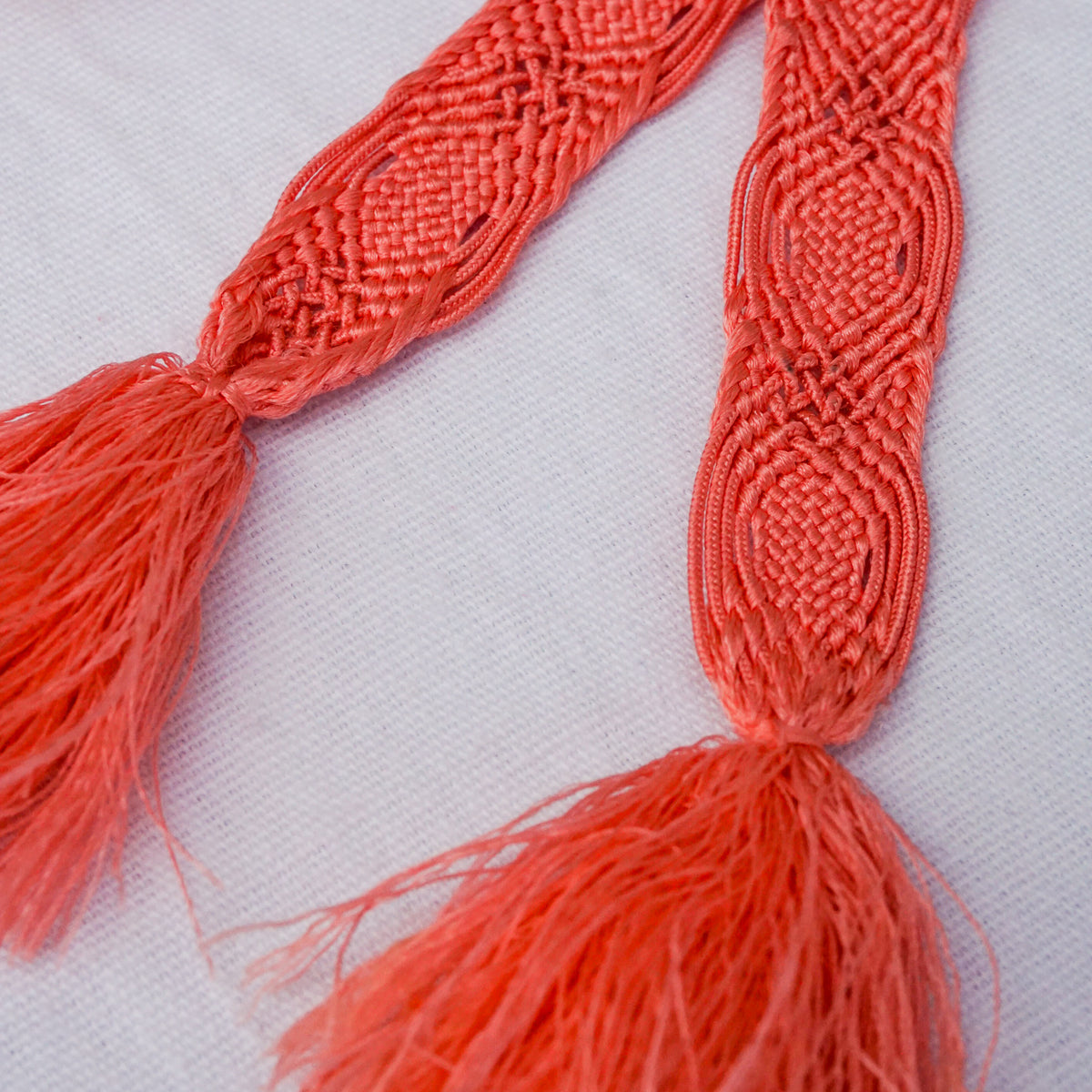Obijime Flat Braid Blush Pink