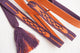 Obijime Flat Purple and Coral